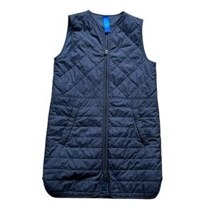 Kit and Ace Vest Lightweight Quilted Vest Navy Full Zip Sz XS